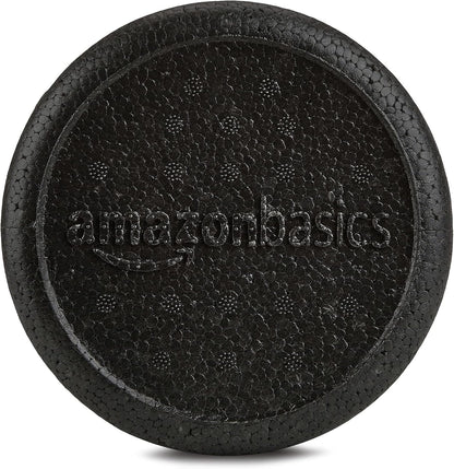 Amazon Basics High-Density Foam Roller for Exercise and Recovery, 18 Inches, Black