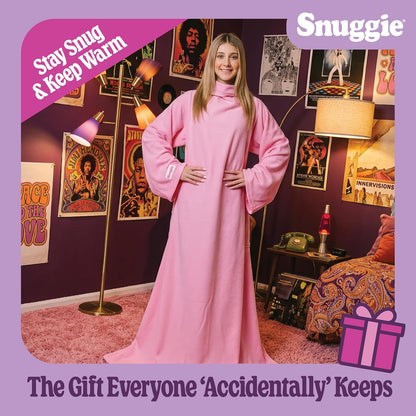 Snuggie The Original Wearable Blanket With Sleeves & Pockets | Cozy Oversized Throw for Adult Men & Women | One Size, 71x54
