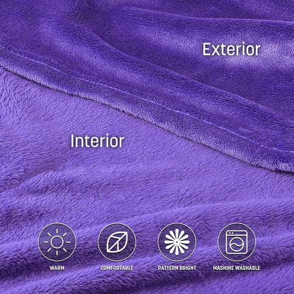 Catalonia Wearable Blanket with Sleeves for Women & Men, Fleece Wrap Throw | Cozy Sleeve Design for Hands-Free Comfort, Perfect for Reading, TV Time & Relaxing, Christmas & Birthday Gift