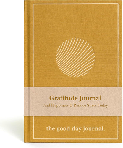 ANECDOTE. Gratitude Journal – The Good Day Journal for Happiness, Mindfulness and Reflection, Feel Happier and Less Stressed, Inspirational Daily Journal for Women & Men - Cream