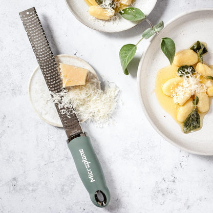 Premium Classic Series Zester - Lipstick Pink | Lemon Zester tool, Hard Cheese & Vegetable Grater | For Citrus, Parmesan Cheese, Garlic, Ginger, Nutmeg | Fine Stainless Steel Blade, Made in USA