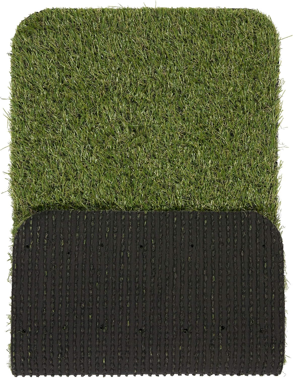 Ottomanson Indoor/Outdoor Boot Tray Non-Slip Doormat Modern Entryway Mat for Entryway Patio Backyard Garage, 18" x 28", Black