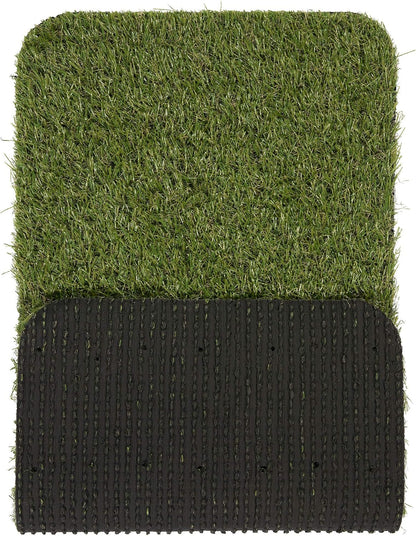 Ottomanson Indoor/Outdoor Boot Tray Non-Slip Doormat Modern Entryway Mat for Entryway Patio Backyard Garage, 18" x 28", Black