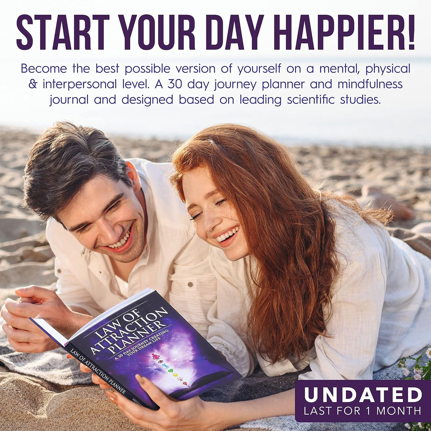 Freedom Mastery Daily Journal of Gratitude, Productivity & Habit Tracker | Undated 90-Day Planner with Daily Reflection, Mindfulness, Positivity, Vision Board & Stickers, Gratitude Journal for Women