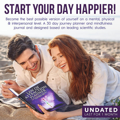 Freedom Mastery Daily Journal of Gratitude, Productivity & Habit Tracker | Undated 90-Day Planner with Daily Reflection, Mindfulness, Positivity, Vision Board & Stickers, Gratitude Journal for Women