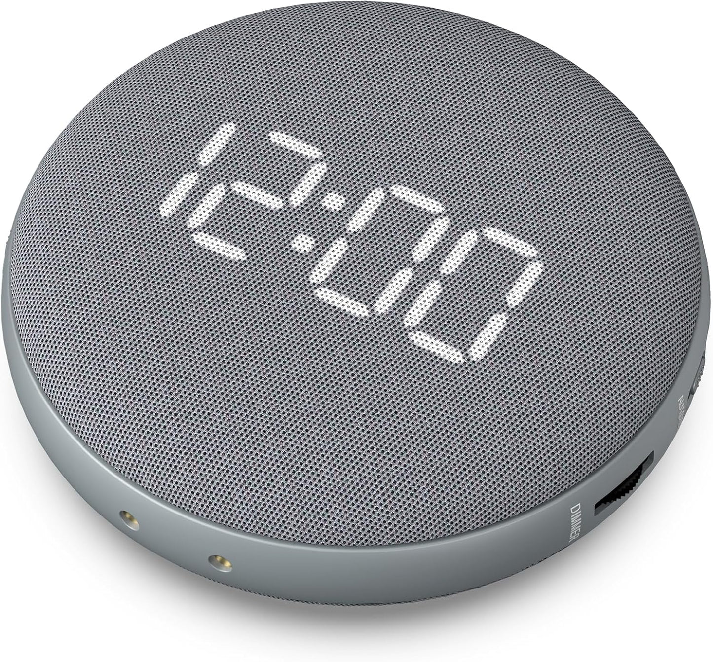 REACHER Super Loud Vibrating Alarm Clock for Heavy Sleepers Adults Teens | strong vibration,cordless freedom, under-pillow bed shaker, rechargeable battery, auto-dim clock, portable for travel