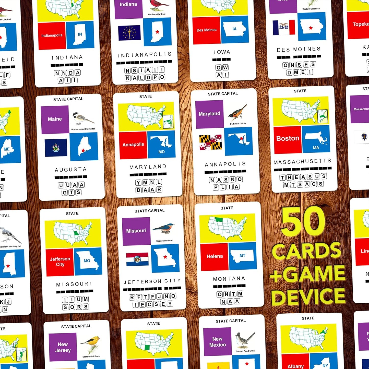 Logos Travel Game - Guess 100 Logos | Flash Cards with Slide Reveal Case | Card Game, Gift, Stocking Stuffer | Hours of Fun for Kids and Adults | Ages 6+