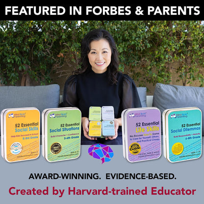 Mind Brain Emotion 52 Essential Life Skills: No-Excuses Game to Teach Kids, Teens & Adults How to Care for Self & Chores, Practical Solution for Responsible Boys, Confident Girls, Happy Family