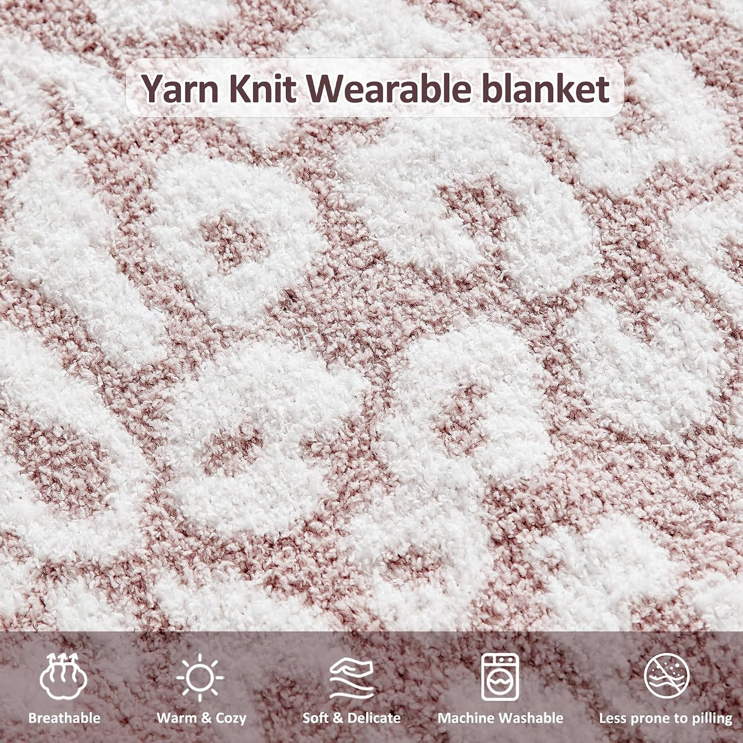 WDCOZY Wearable Blanket Hoodie Poncho Throw Comfy Soft Warm Cape Shawl Cozy Cloak Wrap Hooded with Sleeves For Women Adults