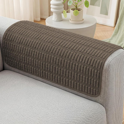 Foxdecor Couch Arm Covers for Sofa Arm Chair Covers Set of 2