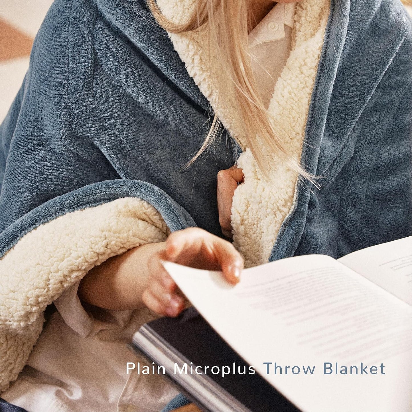 Heated Blanket 50x60”, 3 Hours Auto-Off Electric Blanket, Grey | 5 Heat Settings, Heating Blanket Machine Washable, Overheat Protection, Soft Fabric, Energy Efficient, Heat Throw for Office
