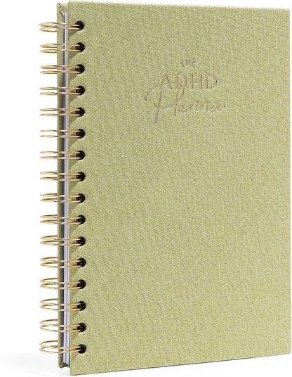 The ADHD Planner for Adults - Undated Daily & Weekly ADHD Journal for Disorganized People, 90 Days - Habit Tracker, Record Emotions & Mood - Academic Goals - Structure & Focus for Adults Brains