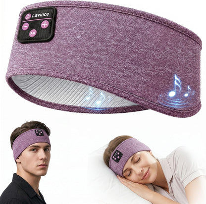 Sleep Headphones Headband, Bluetooth 5.4 Sleeping Headphones for Side Sleepers, Wireless Headband Headphones with Ultra-Thin Stereo Speakers for Sports, Workout, Travel, Meditation
