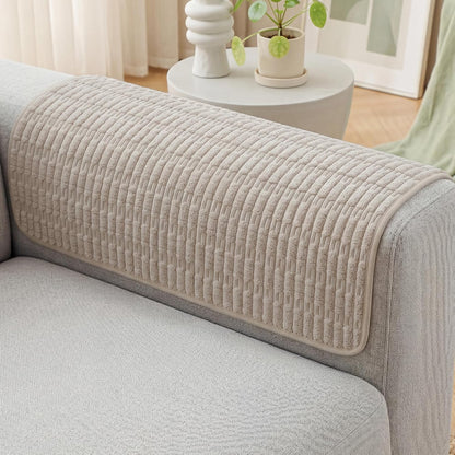 Foxdecor Couch Arm Covers for Sofa Arm Chair Covers Set of 2