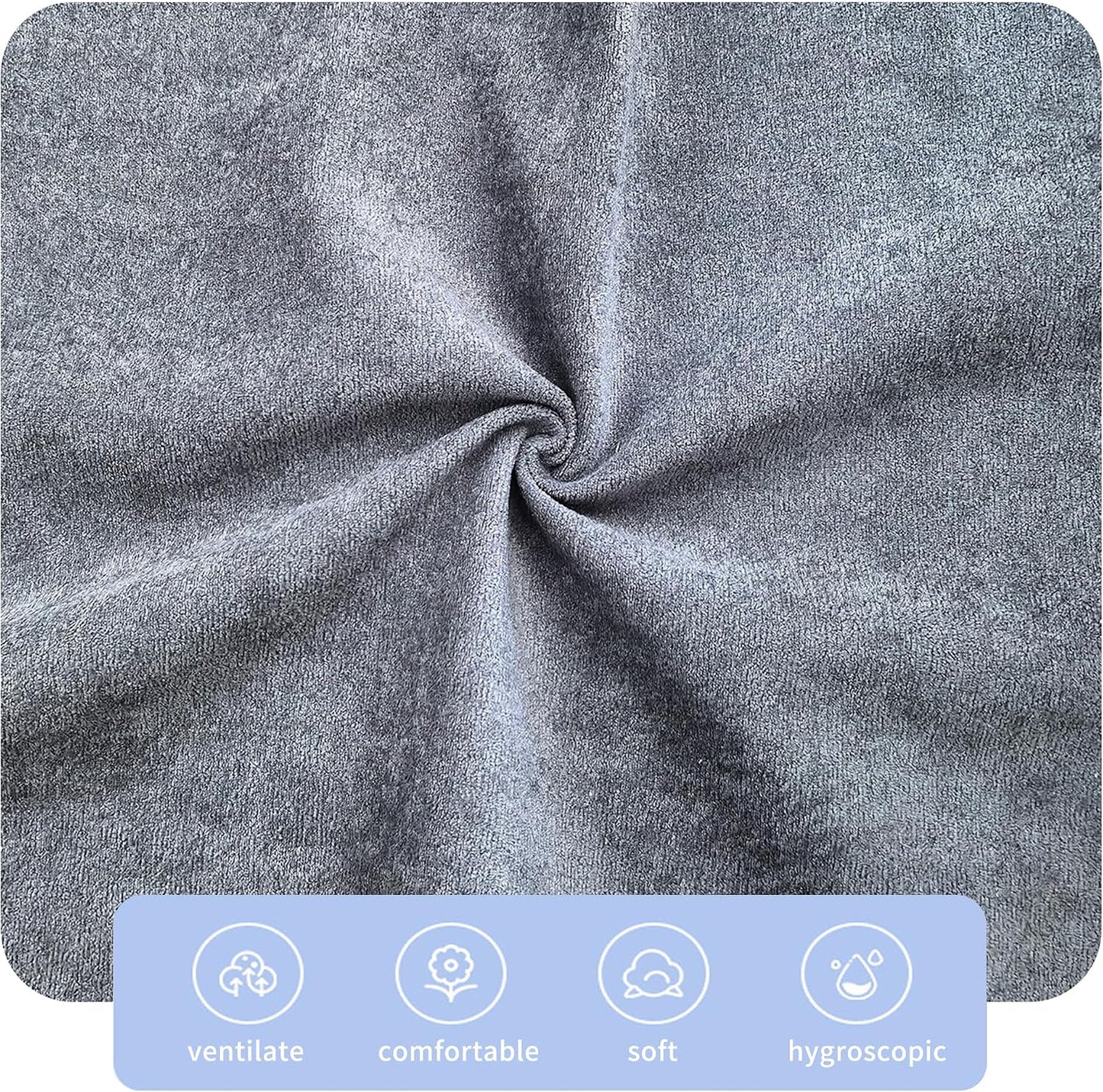 iYKYK Cervical Neck Support Foam Round Pillow for Sleeping and Pain Relief, Memory Foam Body Positioner (Dark Gray)