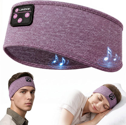 Sleep Headphones Headband, Bluetooth 5.4 Sleeping Headphones for Side Sleepers, Wireless Headband Headphones with Ultra-Thin Stereo Speakers for Sports, Workout, Travel, Meditation