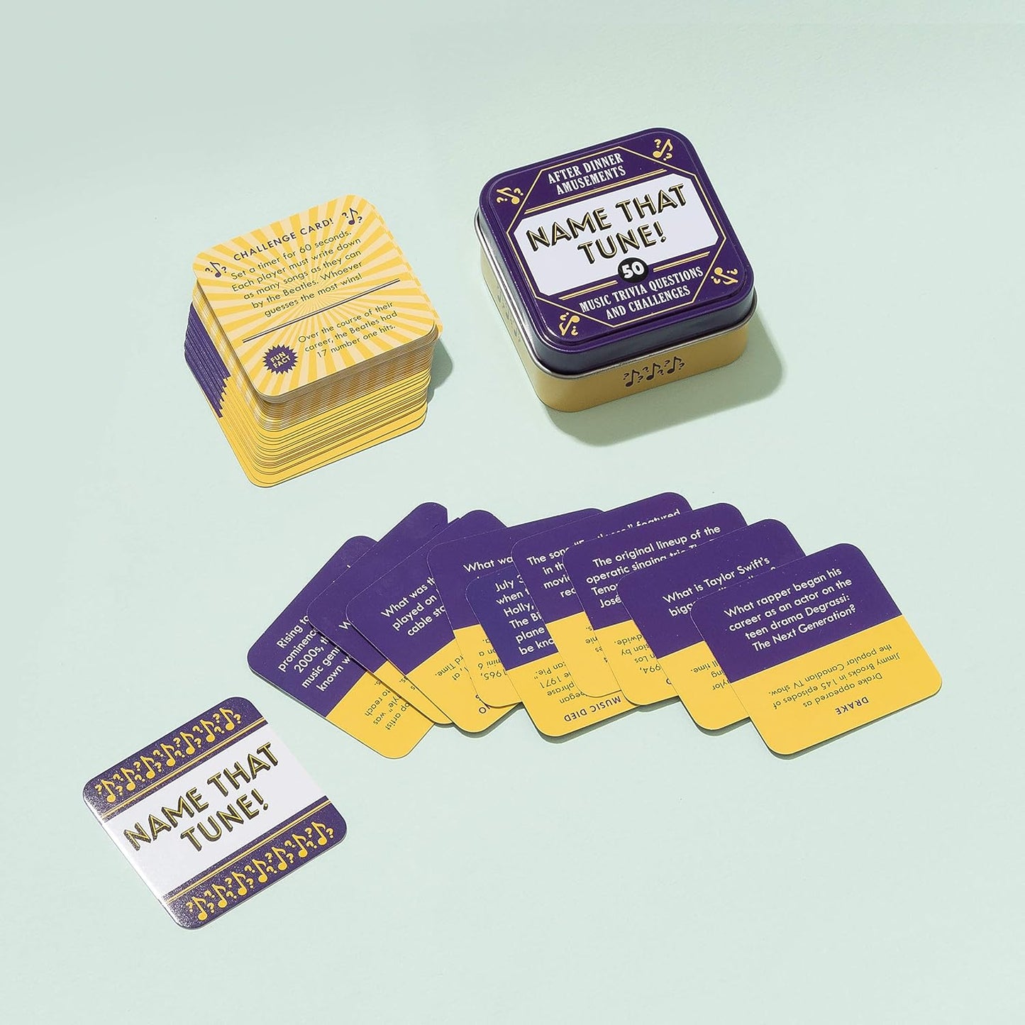After Dinner Amusements: Family Time: 50 Conversation Starters (Conversation Card Game for Families, Portable Camping and Holiday Games)