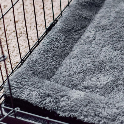 K&H Self-Warming Cat Bed Pad, Self Heating Pad for Outdoor Cat Houses, Warming Mat for Indoor Pet Beds & Furniture, Reversible Blanket, Machine Washable - Small 21 X 17in Gray/ Black
