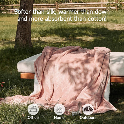 GOTCOZY Heated Blanket-Soft Plush Electric Blanket 50"X60"(Grey)