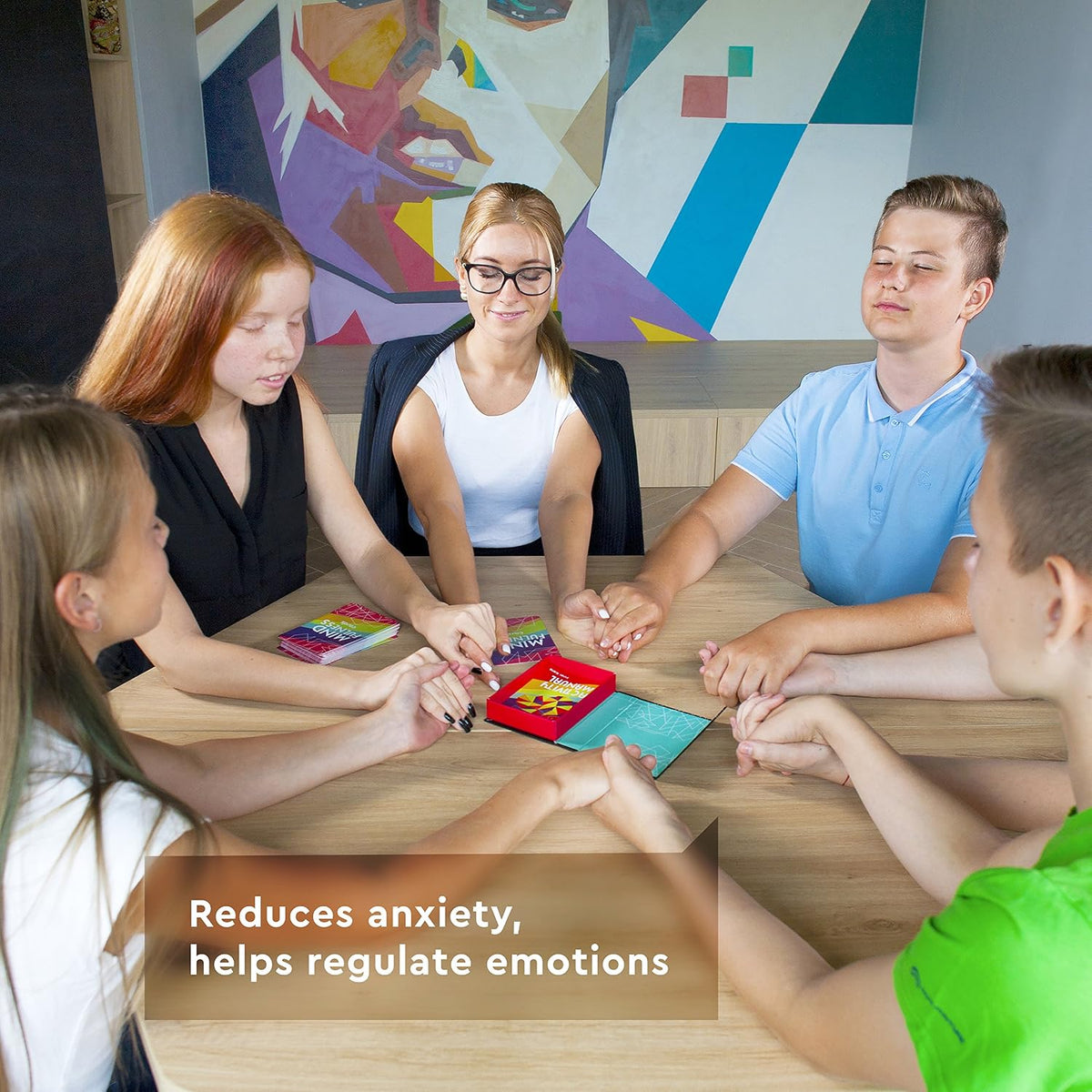 Mindfulness Cards - Conversation Cards for Kids and Therapy Games for Teens, Kids and Adults. Mindfulness Game for Better Communication and Social Skills - Great Teacher Gifts or Homeschool Essentials