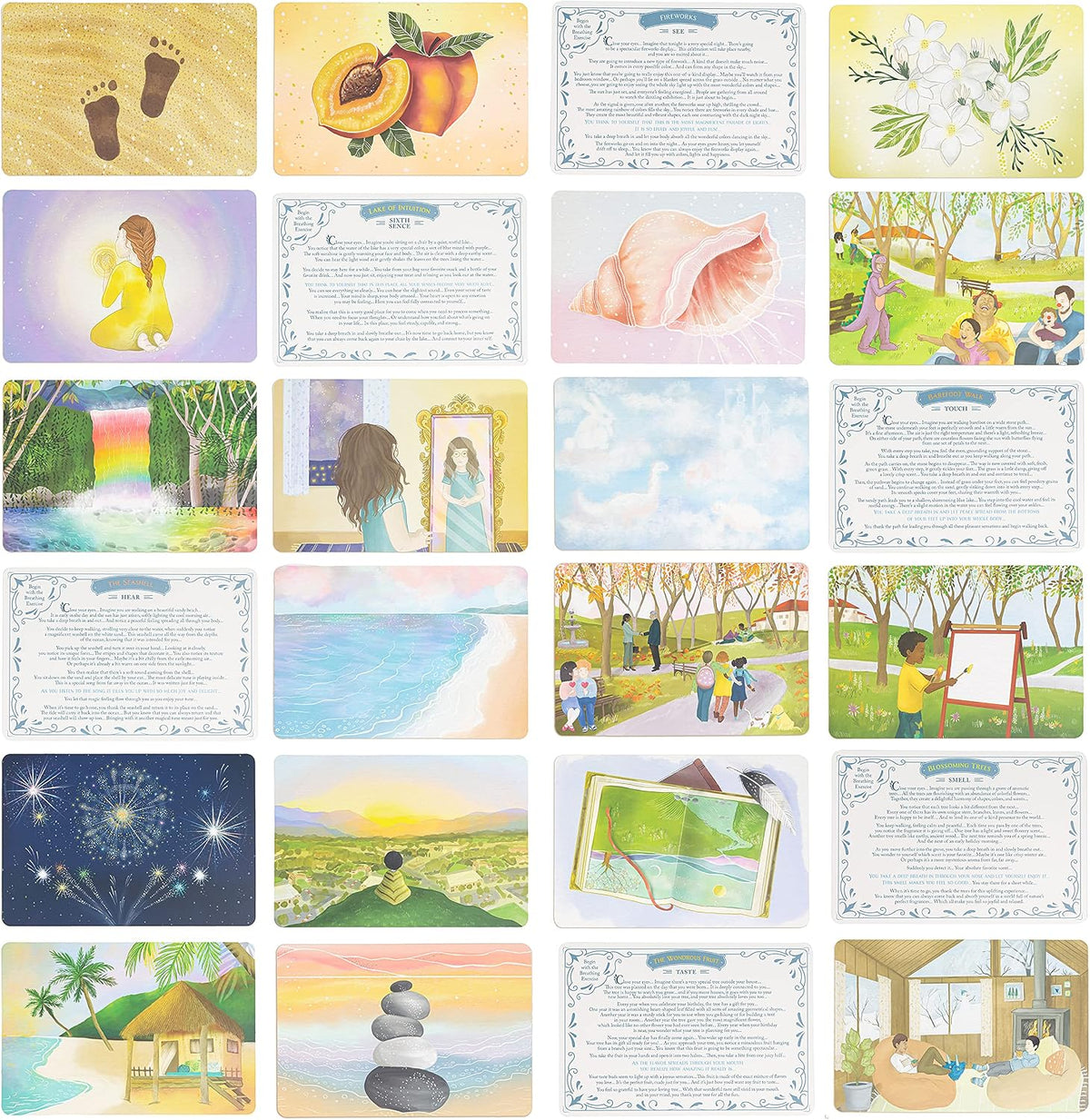 Imagine Mindfulness Cards for Kids – Award-Winning XL Meditation Cards