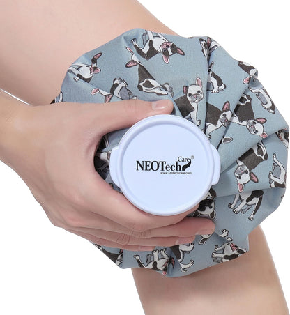 Neotech Care Ice Bag with Screw Top Lid (Smiley Face Design, 8 inch)