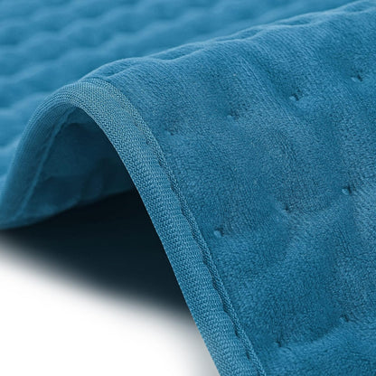Heating Pad Electric Heat Pad, Hot Heated Pad,Multiple Temp and Timer Settings,Suitable for Shoulders, Neck, arms, Abdomen, Back, Legs, etc. (Gray Green, 24"X12")