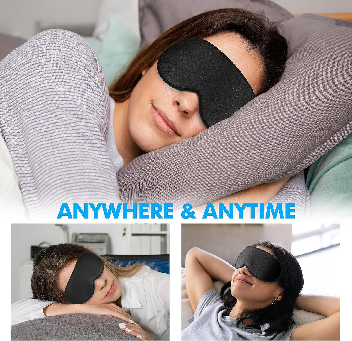 3D Weighted Eye Mask for Lash Extensions, Eye Covers for Sleep