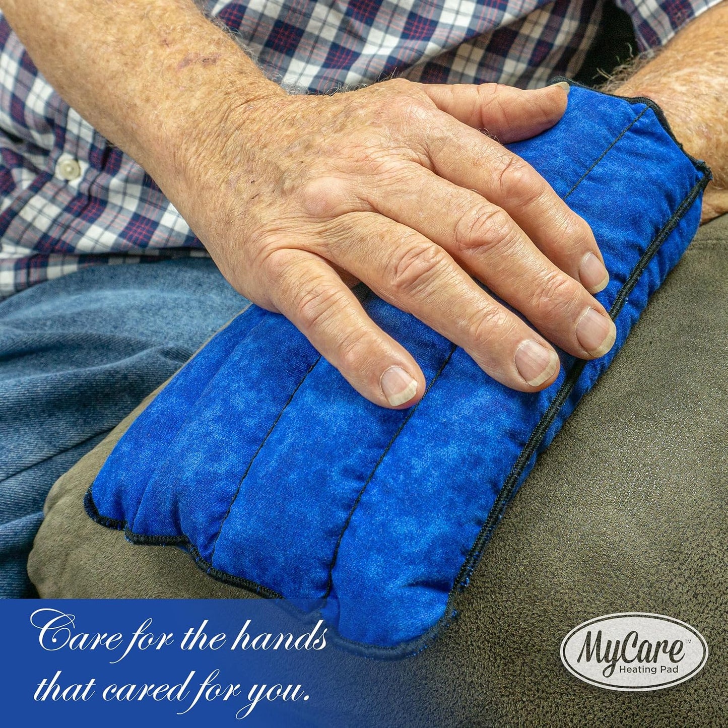 MyCare® Microwavable Heating Pad & Cold Therapy Glove - Moist Heat and Cooling Relief for Arthritis, Stiffness, Soreness, Trigger Finger - Natural Therapy Mitt for Small to Medium Hands