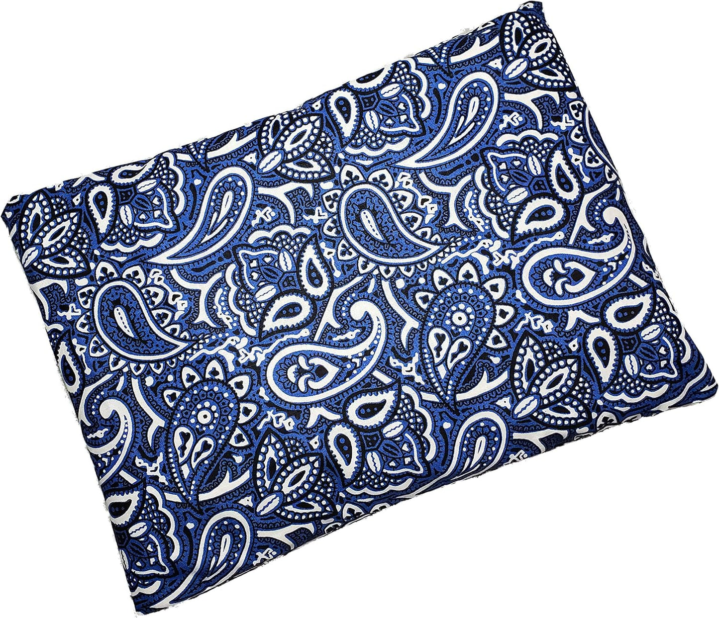 Microwavable Corn Filled Heating Pad and Cold Pack/Washable 100% Cotton Cover (Cross Hatch - Mint, 7.5in W x 11in L)