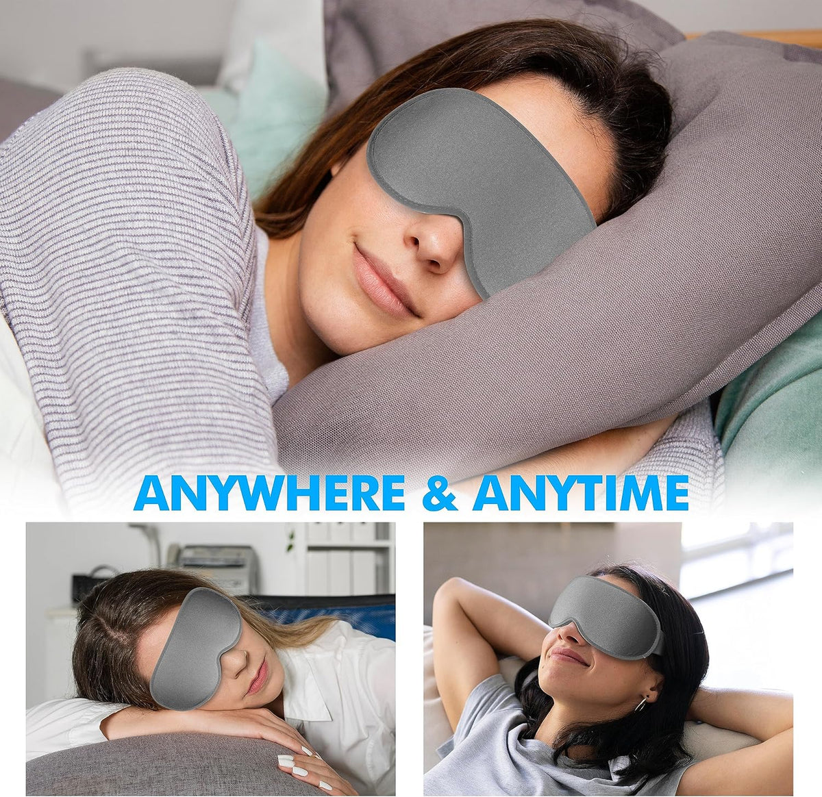 3D Weighted Eye Mask for Lash Extensions, Eye Covers for Sleep