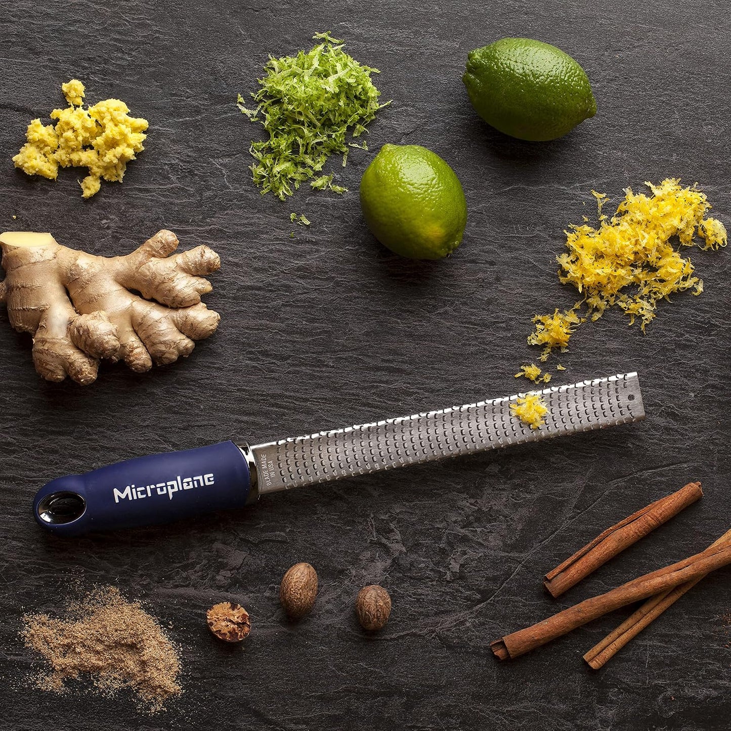 Premium Classic Series Zester - Lipstick Pink | Lemon Zester tool, Hard Cheese & Vegetable Grater | For Citrus, Parmesan Cheese, Garlic, Ginger, Nutmeg | Fine Stainless Steel Blade, Made in USA